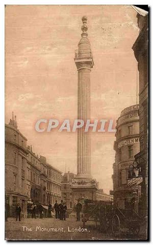 Bild des Verkufers fr Carte Postale Ancienne The Monument London zum Verkauf von CPAPHIL