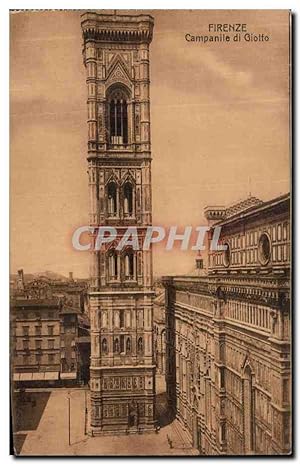 Bild des Verkufers fr Carte Postale Ancienne Firenze Campanle di Giotto zum Verkauf von CPAPHIL