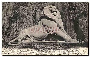Carte Postale Ancienne Lion De Belfort
