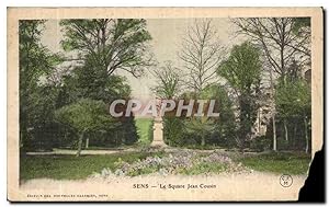 Carte Postale Ancienne Sens La Square Jean Cousin