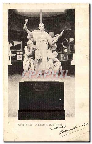Image du vendeur pour Carte Postale Ancienne Sens Musee de La Libert par M E Peynot mis en vente par CPAPHIL