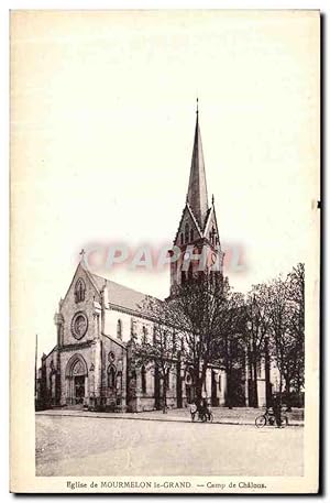 Bild des Verkufers fr Carte Postale Ancienne Mourmelon Le Grand Eglise de Camp de Chalons zum Verkauf von CPAPHIL