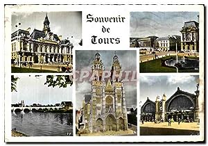 Seller image for Carte Postale Ancienne Souvenir de Tours for sale by CPAPHIL