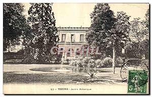 Image du vendeur pour Carte Postale Ancienne Tours Jardin Botanique mis en vente par CPAPHIL