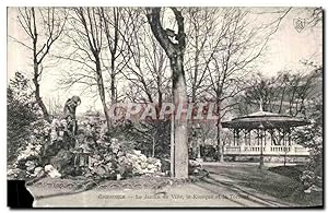 Carte Postale Ancienne Grenoble Le Jardin de Ville Le Klosque et le Torrent