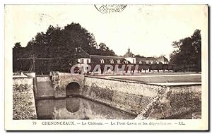 Image du vendeur pour Carte Postale Ancienne Chenonceaux Le Chteau Le Pont Leis et Les Dependances mis en vente par CPAPHIL