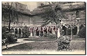 Carte Postale Ancienne Musee de Toulouse Le cloître