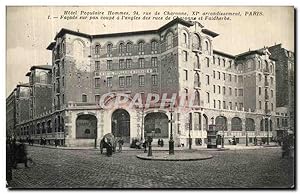 Image du vendeur pour Carte Postale Ancienne Htel Populaire Hommes Rue de Charonne mis en vente par CPAPHIL