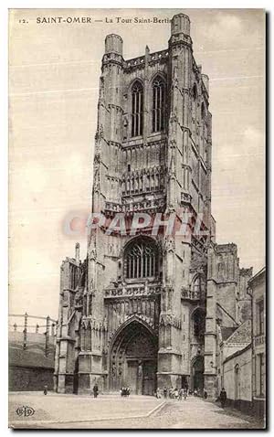 Image du vendeur pour Carte Postale Ancienne Saint Omer La Tour Saint Bertin mis en vente par CPAPHIL