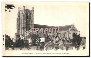 Image du vendeur pour Carte Postale Ancienne Saint Omer Basilique Notre Dame vue gnrale mis en vente par CPAPHIL