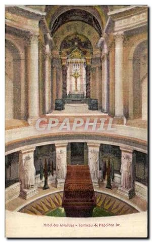 Bild des Verkufers fr Carte Postale Ancienne Htel des Invalides Tombeau de Napoleon ler zum Verkauf von CPAPHIL