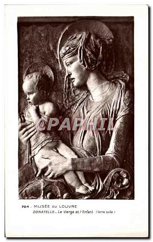 Immagine del venditore per Carte Postale Ancienne Musee du Louvre Donatello La Vierge et l'Enfant venduto da CPAPHIL