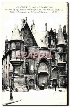 Image du vendeur pour Carte Postale Ancienne Paris L'Htel de Sens Verrerie Haroux mis en vente par CPAPHIL