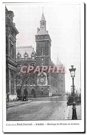 Seller image for Carte Postale Ancienne Collection Petit Journal Paris Horloge du Palais de Justice for sale by CPAPHIL