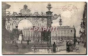 Carte Postale Ancienne Nancy Place Stanislas
