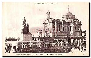 Carte Postale Ancienne ND de Lorette Monument du général et la chapelle