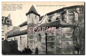 Bild des Verkufers fr Carte Postale Ancienne Eglise Saint Julien Le Pauvre zum Verkauf von CPAPHIL