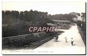 Image du vendeur pour Carte Postale Ancienne Saint Omer Le Jardin Public Alle principale mis en vente par CPAPHIL