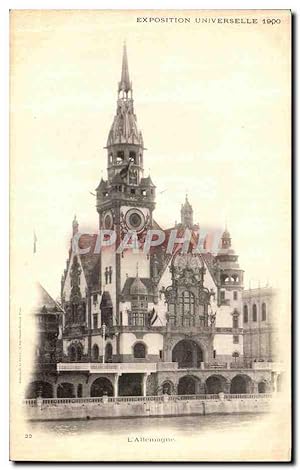 Seller image for Carte Postale Ancienne Paris Exposition universelle 1900 L'allemagne for sale by CPAPHIL