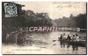 Image du vendeur pour Carte Postale Ancienne Paris Canotage au Bois de Boulogne mis en vente par CPAPHIL