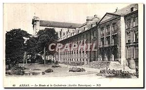Image du vendeur pour Carte Postale Ancienne Arras Le Musee et la Cathdrale Jardin botanique mis en vente par CPAPHIL