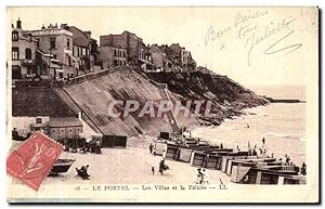 Image du vendeur pour Carte Postale Ancienne Le Portel Les Villas et la Falaise mis en vente par CPAPHIL