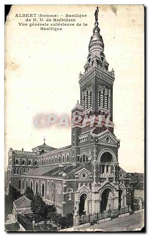 Image du vendeur pour Carte Postale Ancienne Albert La Basilique de N D Brebieres vue gnrale extrieur de la Basilique mis en vente par CPAPHIL