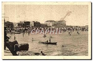 Carte Postale Ancienne Montpellier Environs Palavas Plage