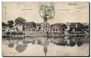 Carte Postale Ancienne Saint Denis île Saint Denis