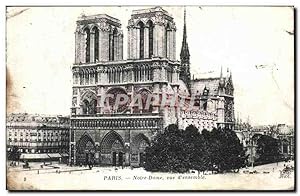 Bild des Verkufers fr Carte Postale Ancienne Paris Notre Dame vue D'ensemble zum Verkauf von CPAPHIL