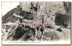 Carte Postale Ancienne Le Dauphine Les Grands Goulets Caleche Cheval