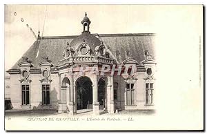 Carte Postale Ancienne Château de Chantilly L'Entrée du vestibule