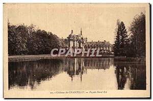 Bild des Verkufers fr Carte Postale Ancienne Chteau de Chantilly Faade Nord zum Verkauf von CPAPHIL