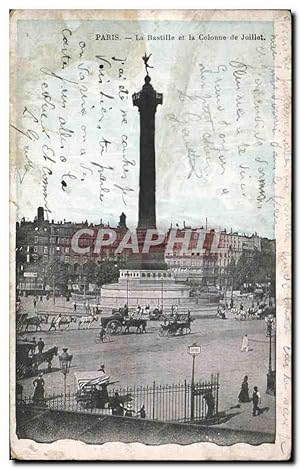 Seller image for Carte Postale Ancienne Paris La Bastille et La Colonne de Juillet for sale by CPAPHIL