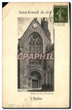 Bild des Verkufers fr Carte Postale Ancienne Saint Arnoult L'glise zum Verkauf von CPAPHIL