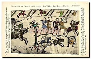 Bild des Verkufers fr Carte Postale Ancienne Bayeux TApisserie de la reine Mathilde Bataille d'Hastings zum Verkauf von CPAPHIL