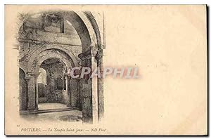 Bild des Verkufers fr Carte Postale Ancienne Poitiers Le Temple Saint Jean zum Verkauf von CPAPHIL