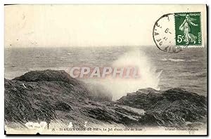 Seller image for Carte Postale Ancienne St Gilles Croix De Vie Le Jet d'eau cote de Sion for sale by CPAPHIL