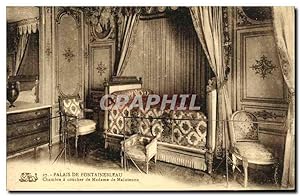 Image du vendeur pour Carte Postale Ancienne Palais de Fontainebleau Chambre a coucher de Madame de Maintenon mis en vente par CPAPHIL