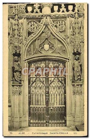 Carte Postale Ancienne Albi Cathédrale Sainte Cecîle