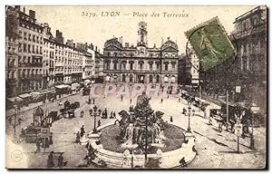 Carte Postale Ancienne Lyon Place des Terreaux