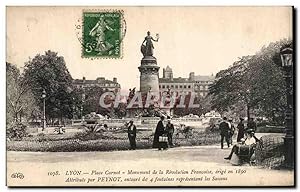 Image du vendeur pour Carte Postale Ancienne Lyon Place Carnot Monument de la Revolution franaise erige en 1890 mis en vente par CPAPHIL