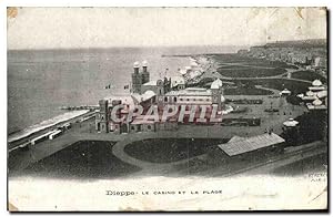 Bild des Verkufers fr Carte Postale Ancienne Dieppe Le Casino Et La Plage zum Verkauf von CPAPHIL