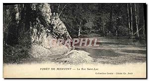 Carte Postale Ancienne forêt de Mervent Le Roc Saint Luc