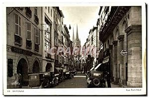 Carte Postale Ancienne Bayonne Rue Port Neuf