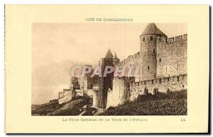 Carte Postale Ancienne Cite De Carcassonne La Tour Cahuzac Et La Tour De L'Eveque
