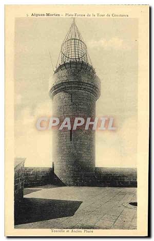 Seller image for Carte Postale Ancienne Aigues Mortes Plate Forme de la Tour de Constance for sale by CPAPHIL