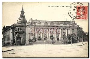 Carte Postale Ancienne Limoges La préfecture