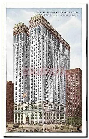Carte Postale Ancienne The Equitable Building New York