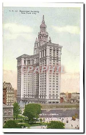 Carte Postale Ancienne Municipal Building New York